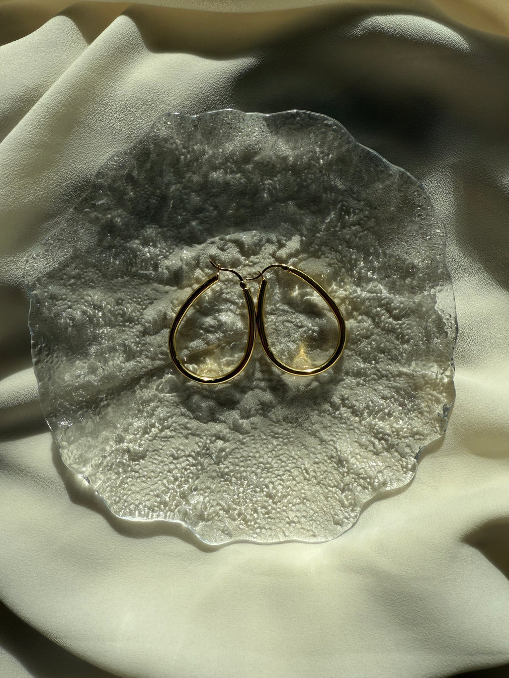 Teardrop Hoops
